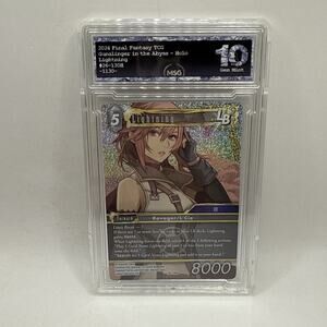 Final Fantasy TCG Gunslinger In The Abyss Lightning LB 26-130H Foil Graded 10